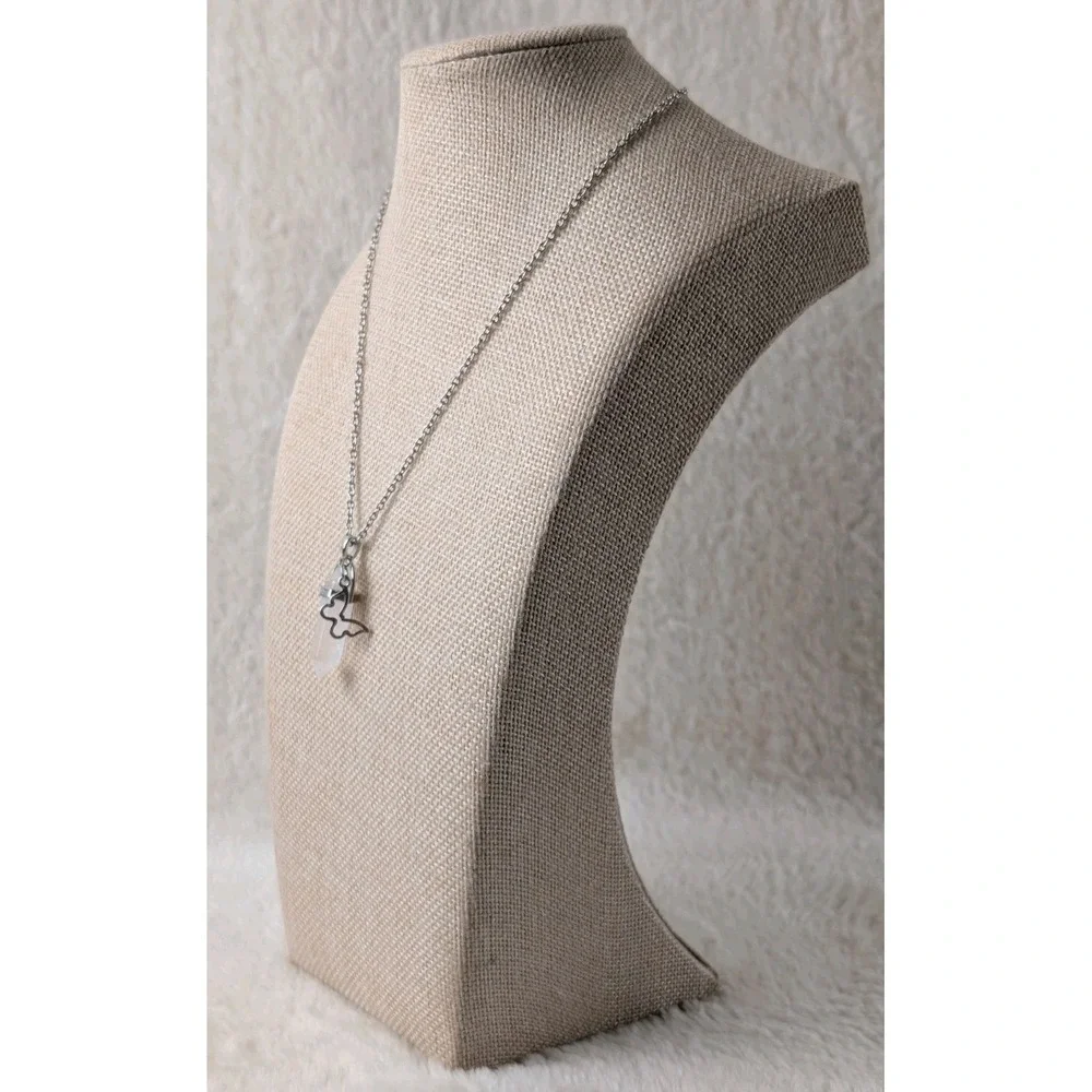Silver Charm clear quartz